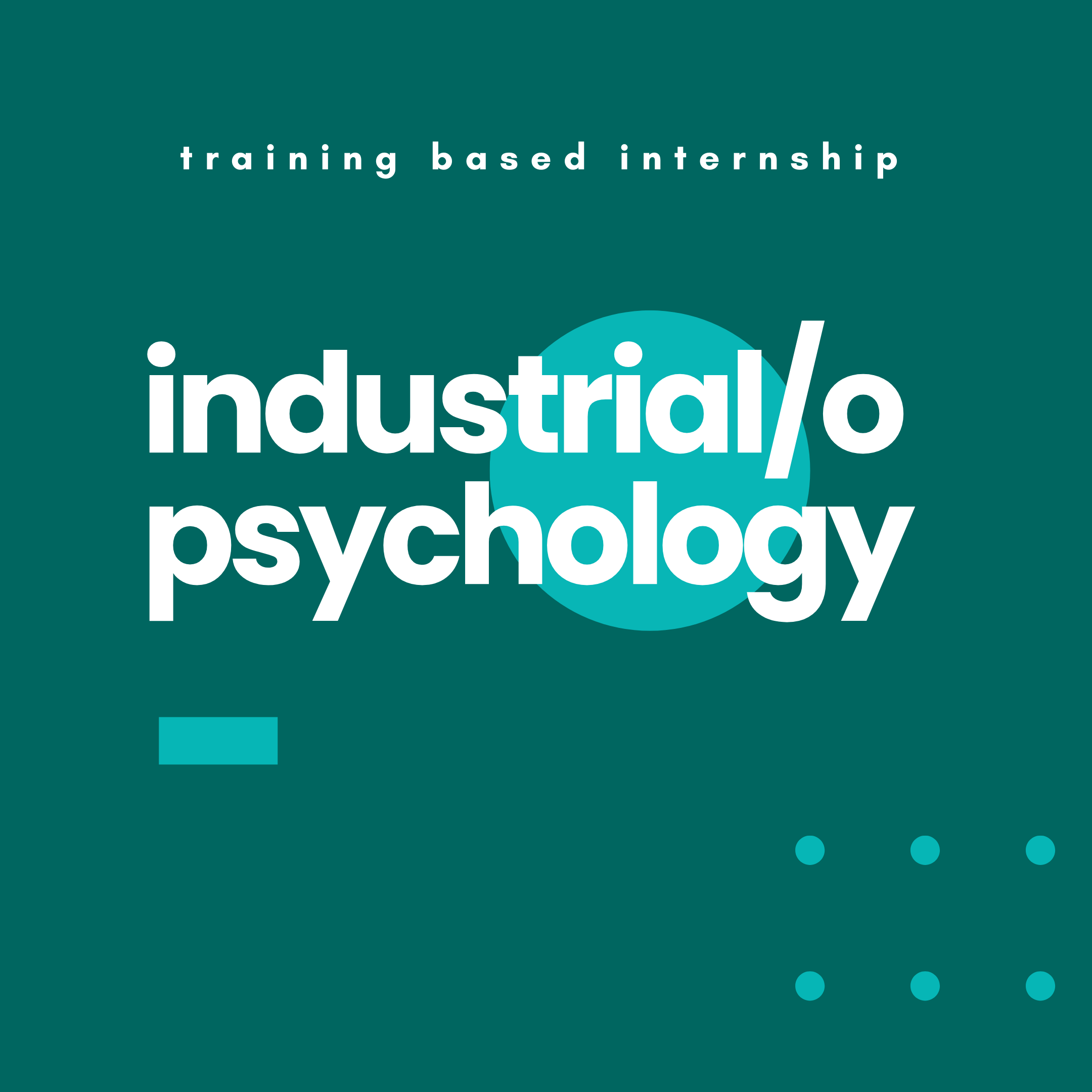 Industrial Psychology Training based Internship