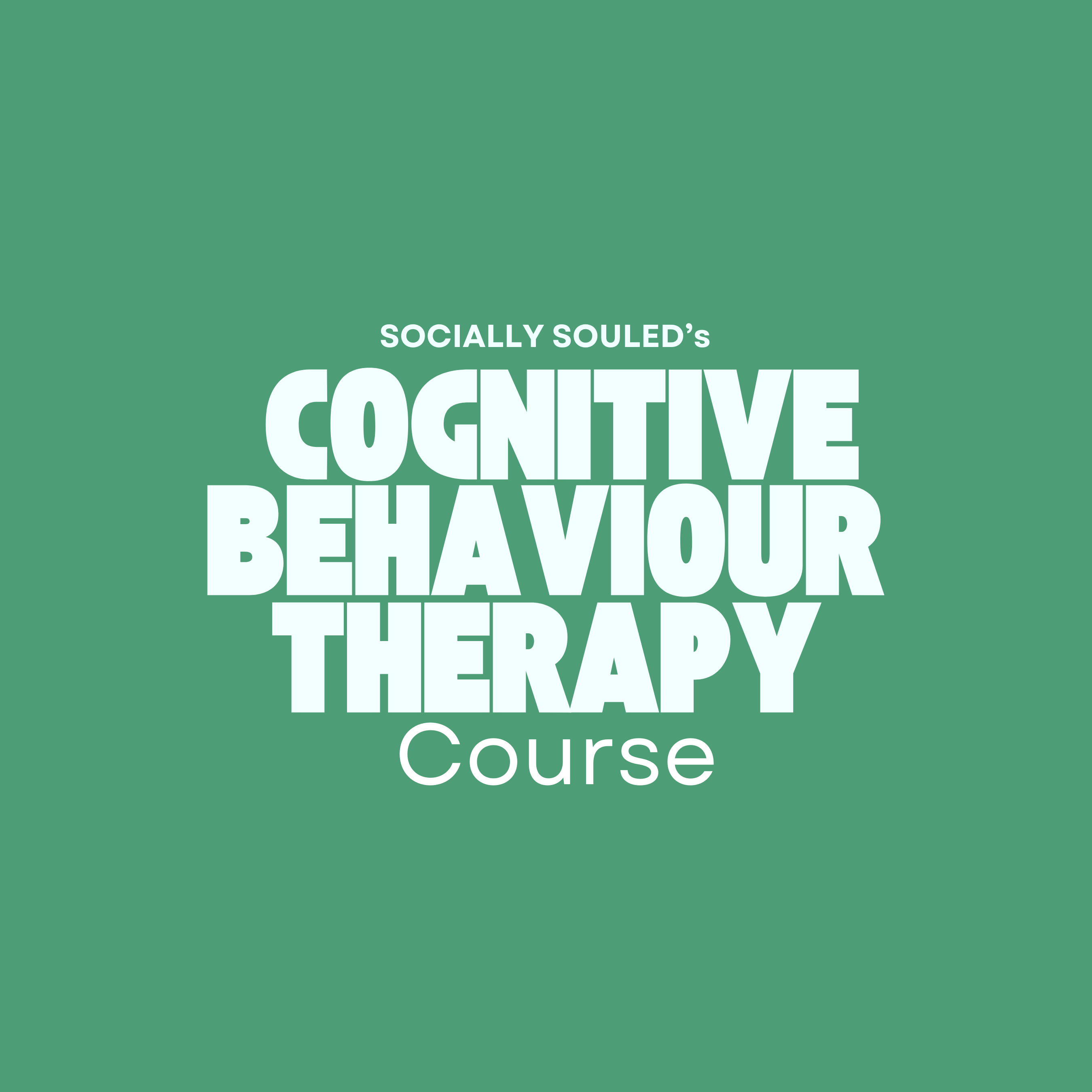 Cognitive Behaviour Therapy (CBT) Course