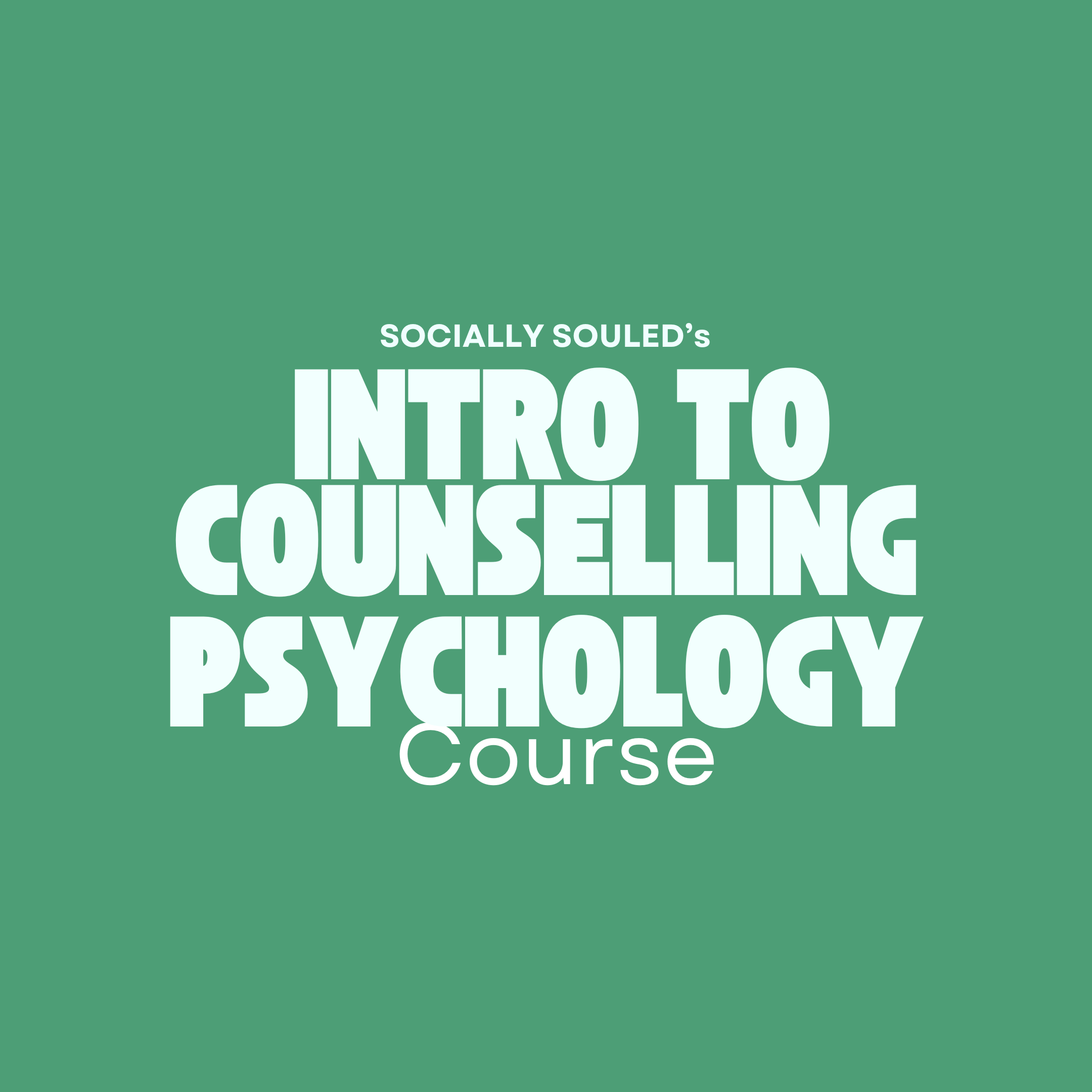 Intro to Counselling Psychology Course