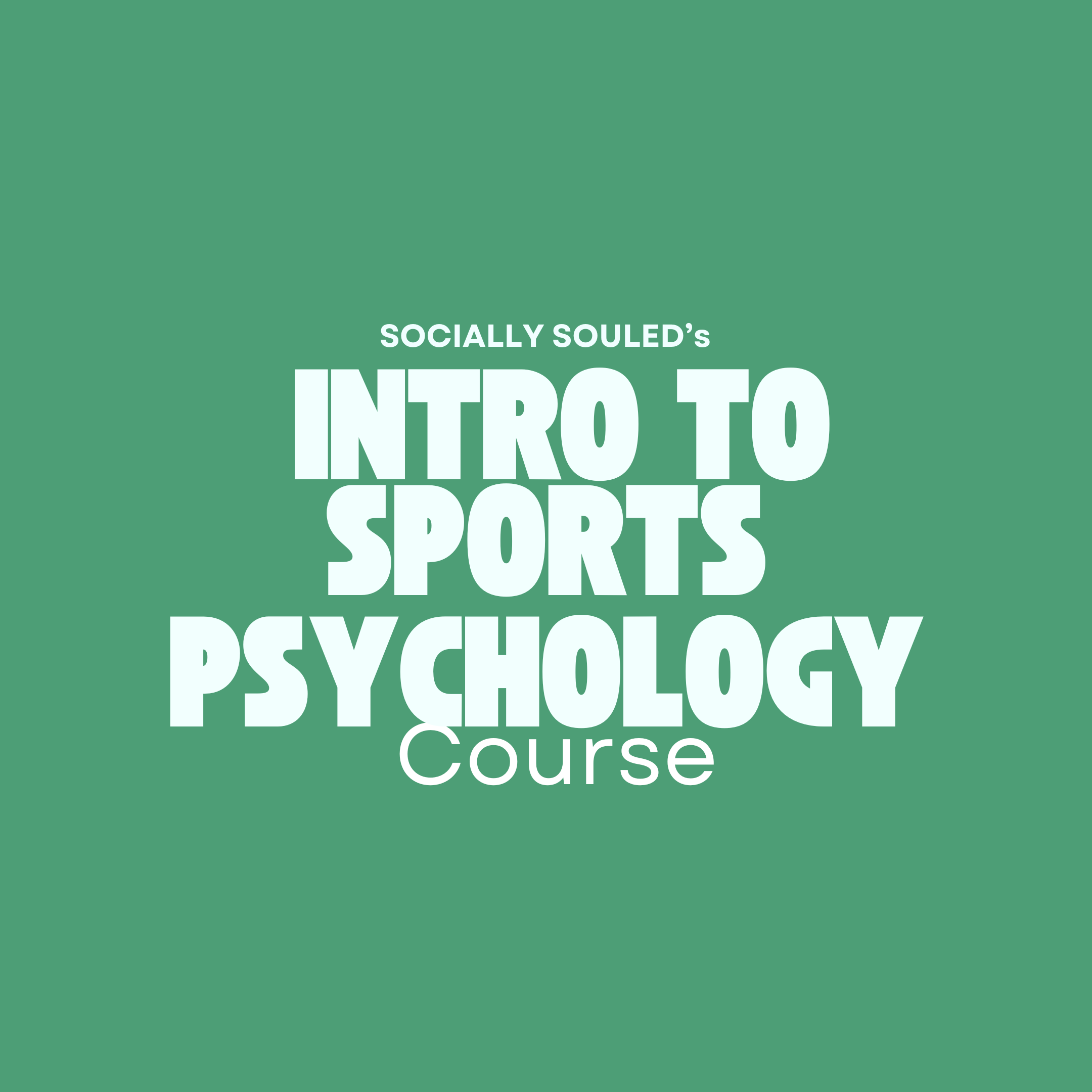 Intro to Sports Psychology Course