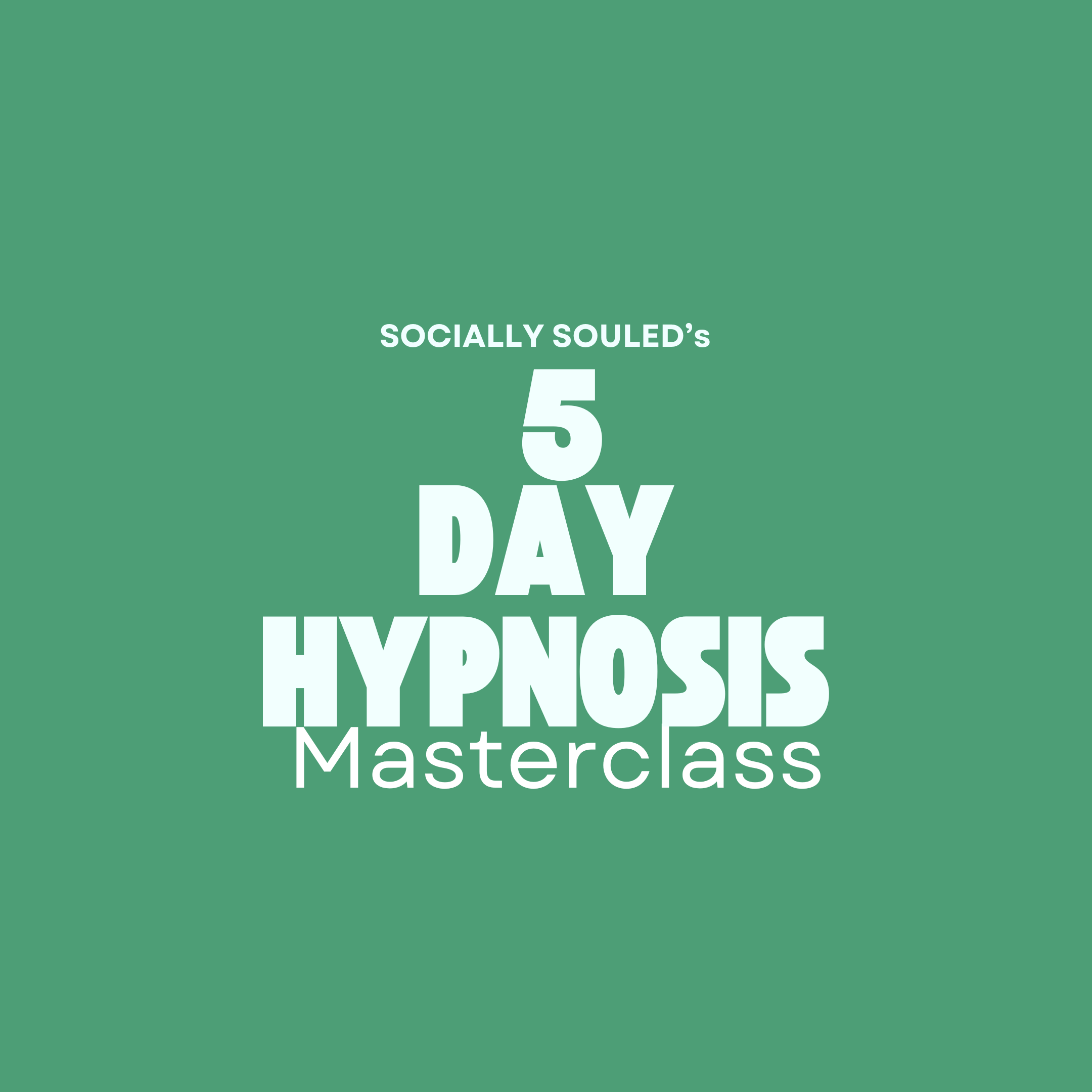 5-Day Hypnosis Masterclass