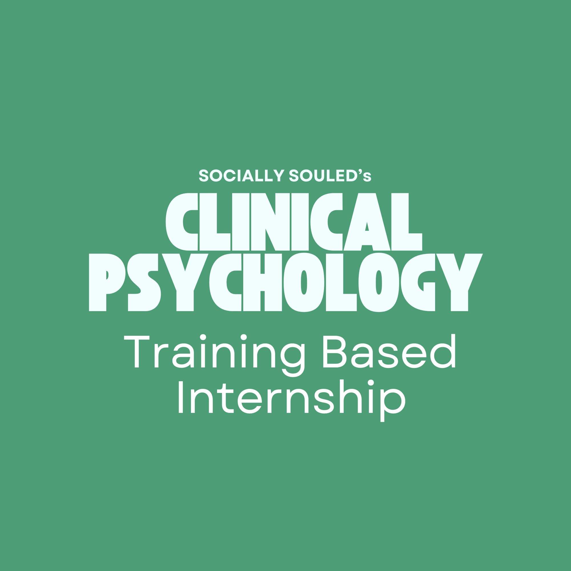 Clinical Psychology Training based Internship