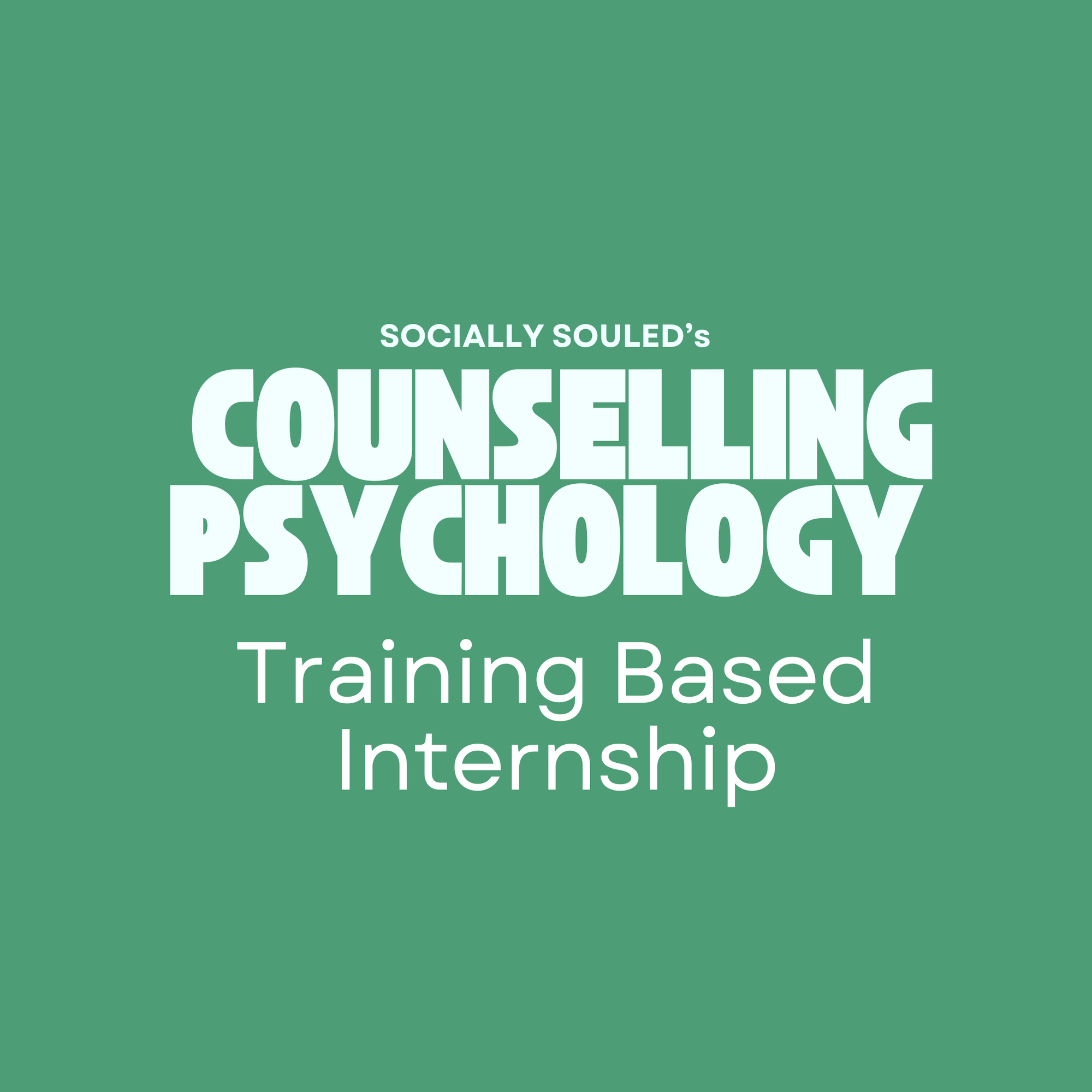 Counselling Psychology Training Based Internship