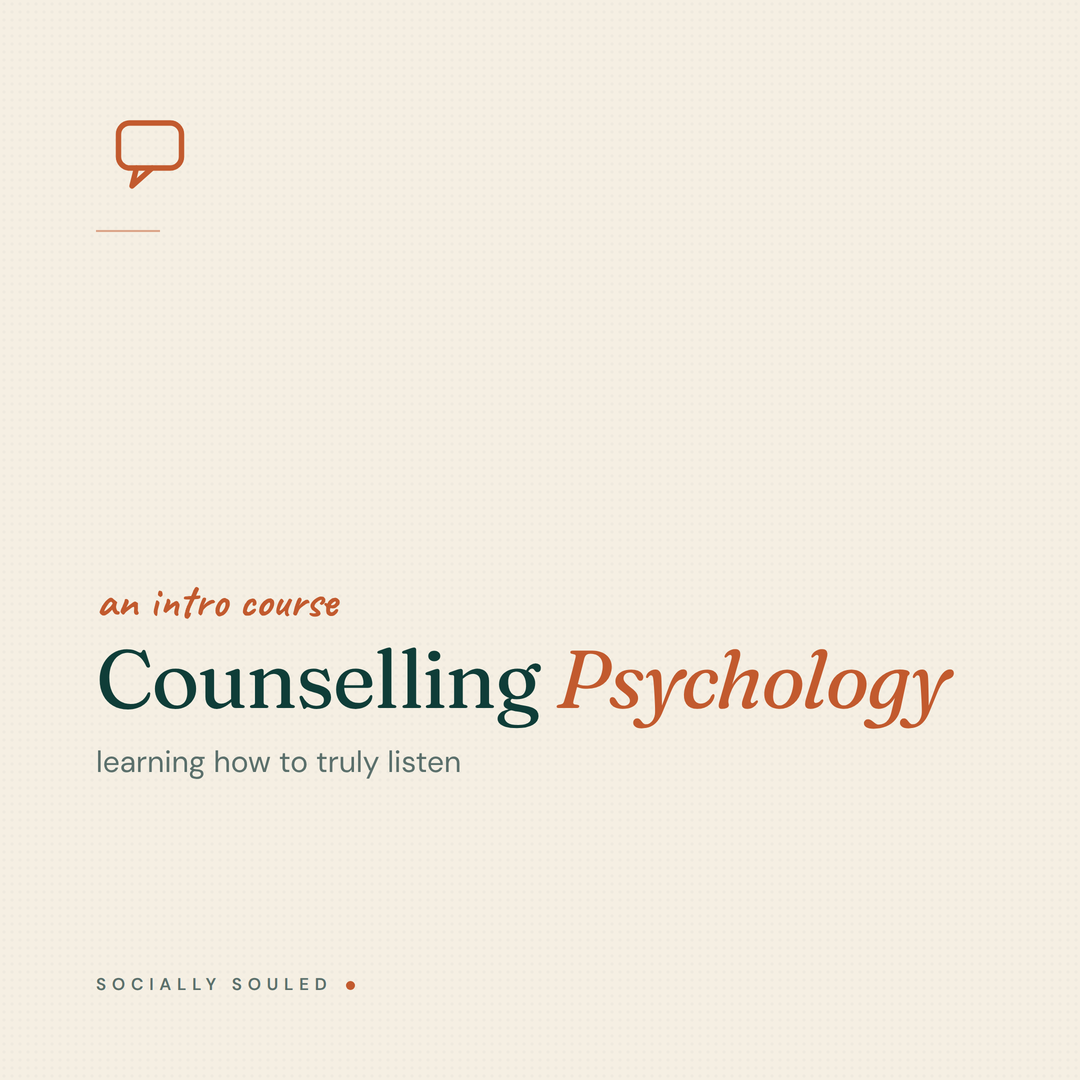 Intro to Counselling Psychology