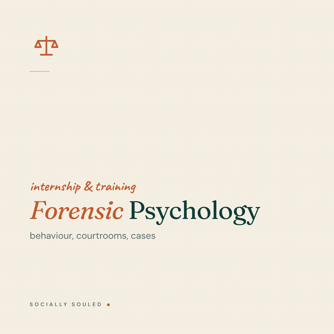 Forensic Psychology Training based Internship
