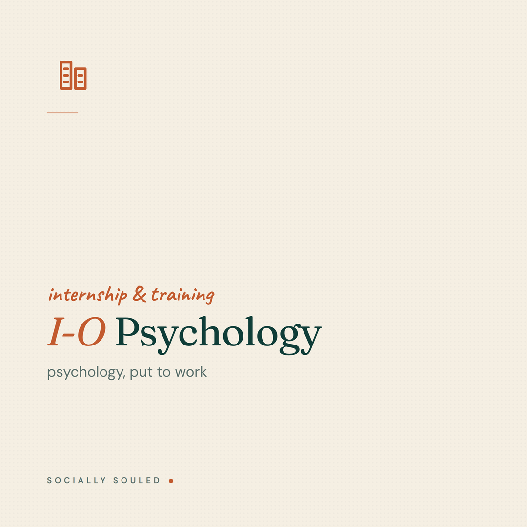 Industrial Psychology Training based Internship