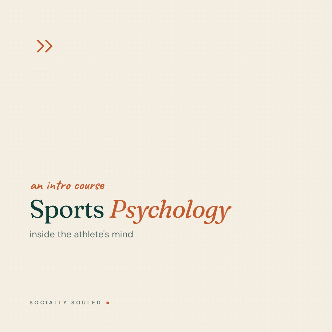 Intro to Sports Psychology