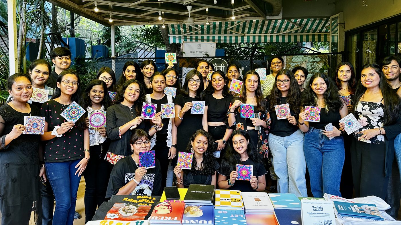 Students with their certificates