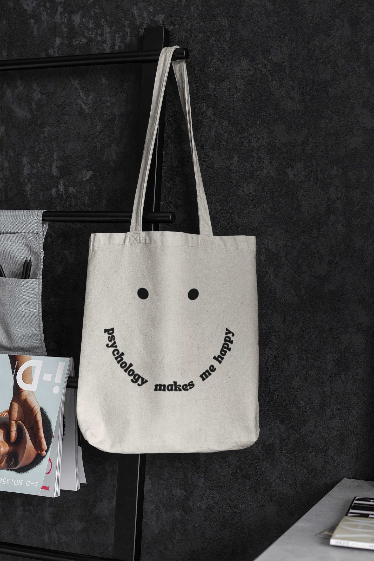 Psychology makes me Happy Tote Bag